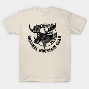 Western Moose Original Mountain Gear Authentic Hiking Rock Climbing T-Shirt